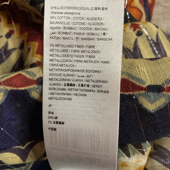 NWT Desigual Larson Top Boho Embroidered Women Euro Small Cotton Blend - Picture 9 of 11